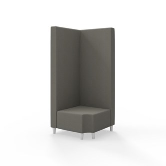 Modulsofa Snake hjørne 90° R12 treben sh 37,5 høy rygg