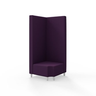 Modulsofa Snake hjørne 90° R12 treben sh 37,5 høy rygg