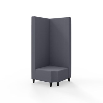 Modulsofa Snake hjørne 90° R12 treben sh 37,5 høy rygg