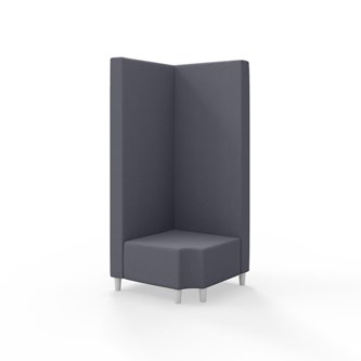 Modulsofa Snake hjørne 90° R12 treben sh 37,5 høy rygg