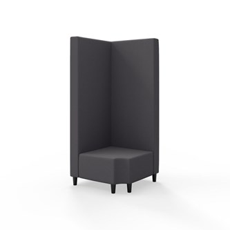Modulsofa Snake hjørne 90° R12 treben sh 37,5 høy rygg