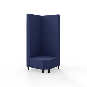 Modulsofa Snake hjørne 90° R12 treben sh 37,5 høy rygg