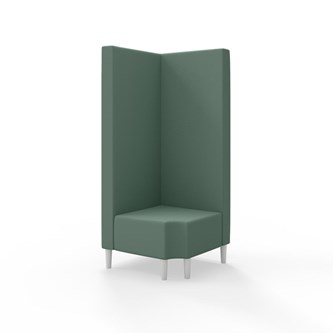 Modulsofa Snake hjørne 90° R12 treben sh 43 høy rygg