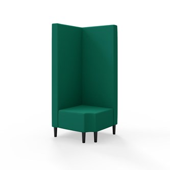 Modulsofa Snake hjørne 90° R12 treben sh 43 høy rygg