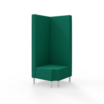 Modulsofa Snake hjørne 90° R12 treben sh 43 høy rygg