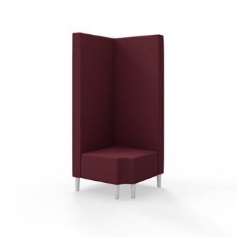 Modulsofa Snake hjørne 90° R12 treben sh 43 høy rygg