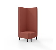 Modulsofa Snake hjørne 90° R12 treben sh 43 høy rygg