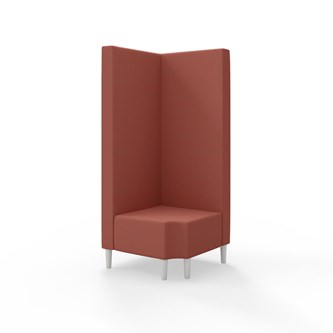 Modulsofa Snake hjørne 90° R12 treben sh 43 høy rygg