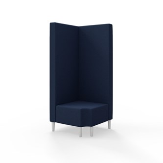 Modulsofa Snake hjørne 90° R12 treben sh 43 høy rygg