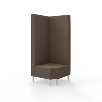 Modulsofa Snake hjørne 90° R12 treben sh 43 høy rygg