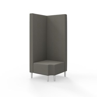 Modulsofa Snake hjørne 90° R12 treben sh 43 høy rygg