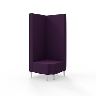 Modulsofa Snake hjørne 90° R12 treben sh 43 høy rygg