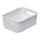 Oppbevaringskurv resirkulert plast 20,5x14,5x7,5 cm