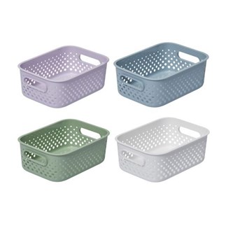 Oppbevaringskurv resirkulert plast 20,5x14,5x7,5 cm