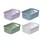 Oppbevaringskurv resirkulert plast 20,5x14,5x7,5 cm