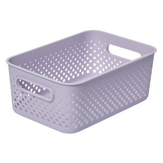 Oppbevaringskurv resirkulert plast 29,5x20,5x12 cm