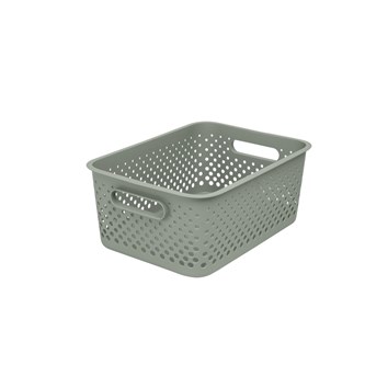 Oppbevaringskurv resirkulert plast 36,5x27x15 cm