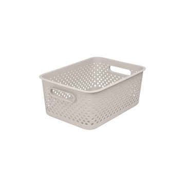 Oppbevaringskurv resirkulert plast 36,5x27x15 cm