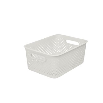 Oppbevaringskurv resirkulert plast 36,5x27x15 cm