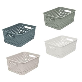 Oppbevaringskurv resirkulert plast 36,5x27x15 cm