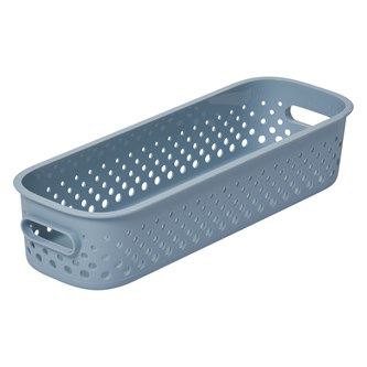 Oppbevaringskurv resirkulert plast 29,5x10x6,5 cm