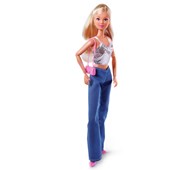 Dukkeklær Steffi jeans & glitter