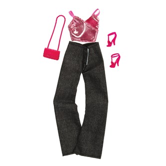Dukkeklær Steffi jeans & glitter