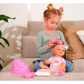 Tissedukke Stine med potte