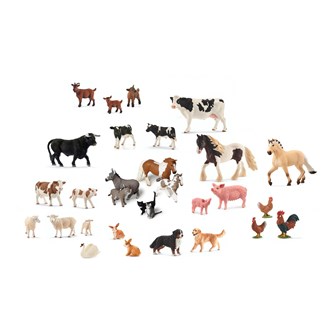 Schleich bondgårdsdyr 30 stk