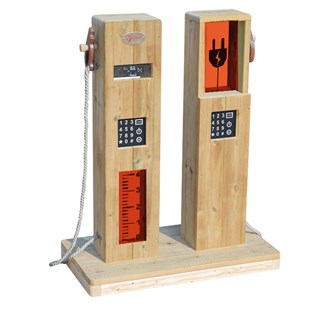 Bensin- og ladestasjon