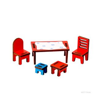 Pippi Villa Villekulla med 12 figurer