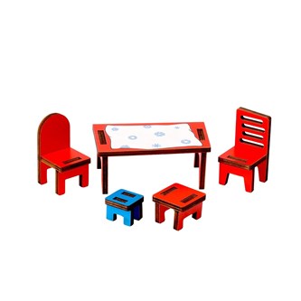 Pippi Villa Villekulla med 12 figurer