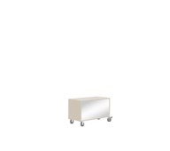 Kubus 2-rom hvitpigmentert med speilrygg