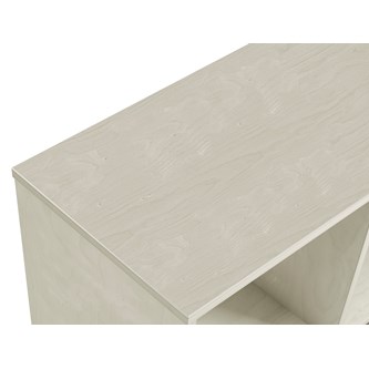 Kubus 4-rom hvitpigmentert med whiteboard
