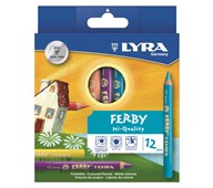Fargeblyanter Lyra Super Ferby 12 cm 12 stk