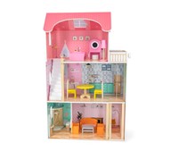 Dukkehus med møbler