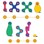 Clixo Rainbow 42 deler