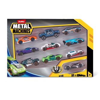 Metallbiler 10 stk