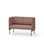 Modulsofa Adapt 120 lav rygg sidepaneler sh45 h88
