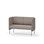 Modulsofa Adapt 120 lav rygg sidepaneler sh45 h88