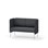 Modulsofa Adapt 120 lav rygg sidepaneler sh45 h88