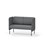 Modulsofa Adapt 120 lav rygg sidepaneler sh45 h88