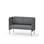 Modulsofa Adapt 120 lav rygg sidepaneler sh45 h88