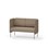 Modulsofa Adapt 120 lav rygg sidepaneler sh45 h88