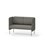 Modulsofa Adapt 120 lav rygg sidepaneler sh45 h88