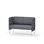 Modulsofa Adapt 120 lav rygg sidepaneler sh45 h88
