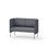 Modulsofa Adapt 120 lav rygg sidepaneler sh45 h88