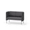 Modulsofa Adapt 120 lav rygg sidepaneler sh45 h88