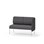 Modulsofa Adapt 120 lav rygg sidepanel venstre sh45 h88