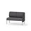 Modulsofa Adapt 120 lav rygg sidepanel venstre sh45 h88